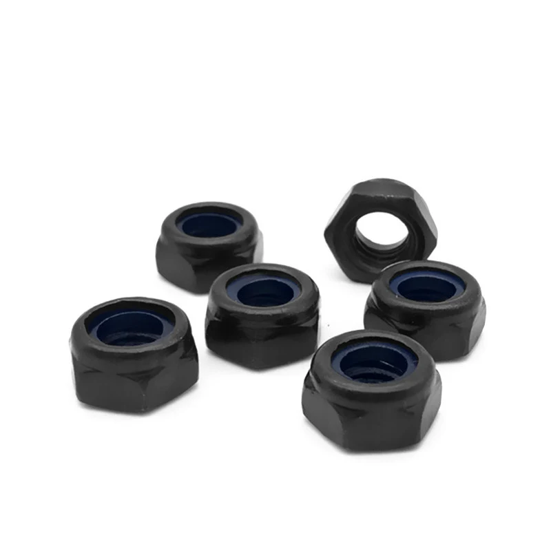 High Strength Grade 4 8 10 12 Steel Black Oxide DIN982 DIN985 Nylo ( (14)