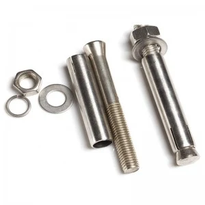 304 stainless steel expansion bolt Galvanized Exploded screw hexagon bolt