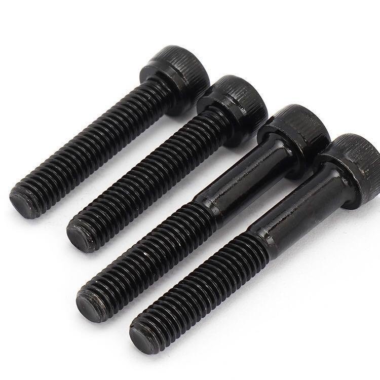 High Strength Grade 4.8 8.8 10.9 12.9 Steel Black Oxide DIN912 Allen Bolts (9)