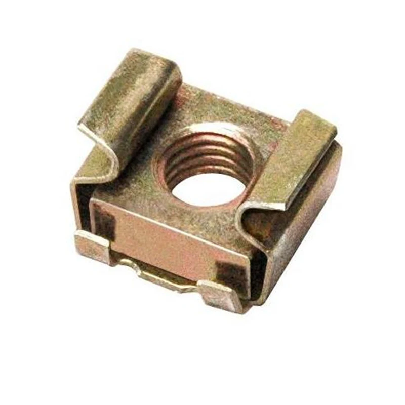High Strength Grade 4 8 10 12 Steel Color Yellow Zinc Plated Cage Nuts (3)