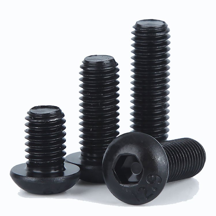 High Strengh Grade 4.8 8.8 10.9 12.9 Black Oxide ISO7380 Button Head Hex Socket Bolts Featured Image