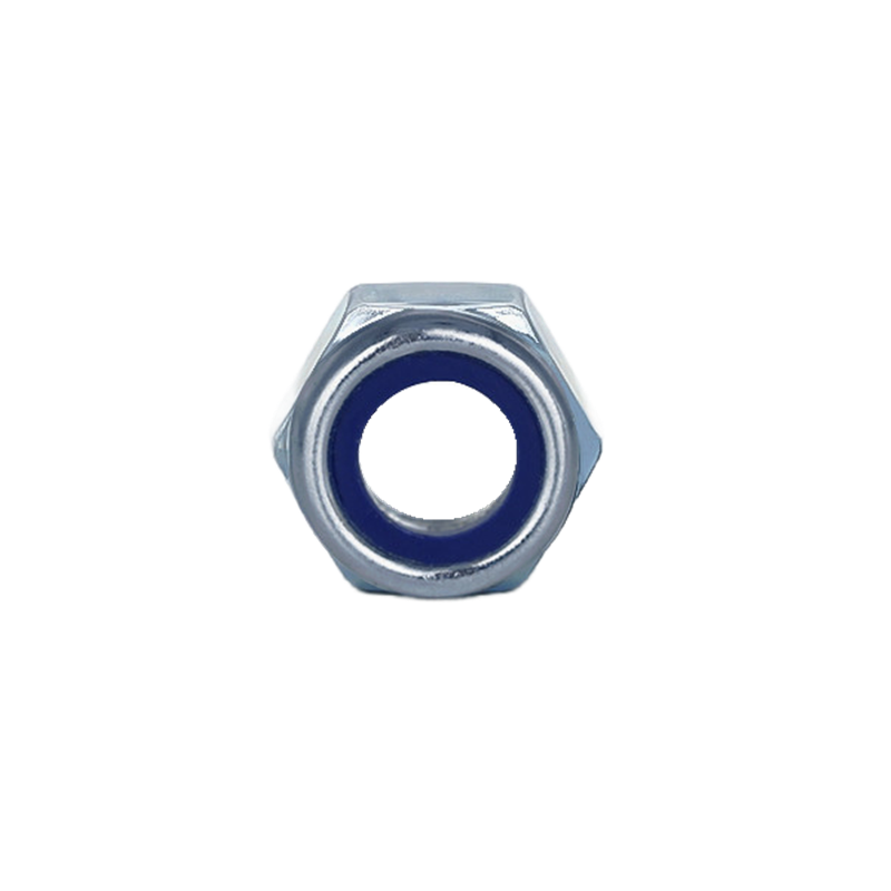 High Strength Grade 4 8 10 12 Steel Galvanized Blue White Zinc Plated DIN982 DIN985 Nylon Lock Nuts Nylock Nuts Featured Image