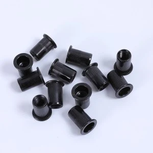 High Strength Grade 4 8 10 12 Steel Black Oxide DIN7340 Rivet Nuts