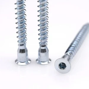 White zinc plating Countersunk cross self-tapping roller coaster silk Self tapping screw