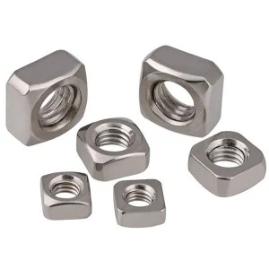 Stainless Steel A2-70 A4-80 SS201 SS304 SS316 DIN577 Square Nuts