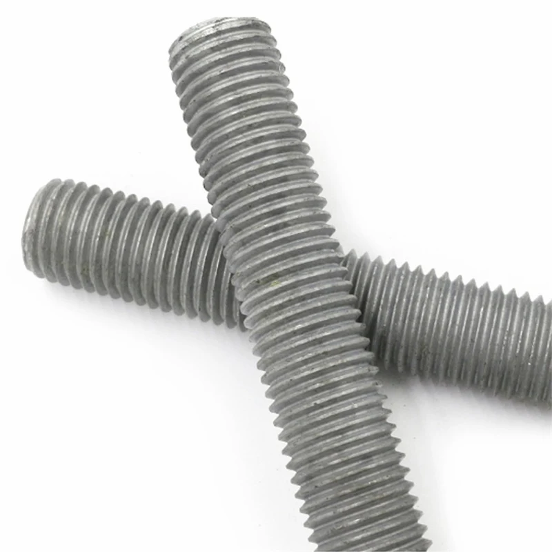 Hot dip galvanized lead screw Full thread threaded screw Galvanized brace for photovoltaic purposes Featured Image