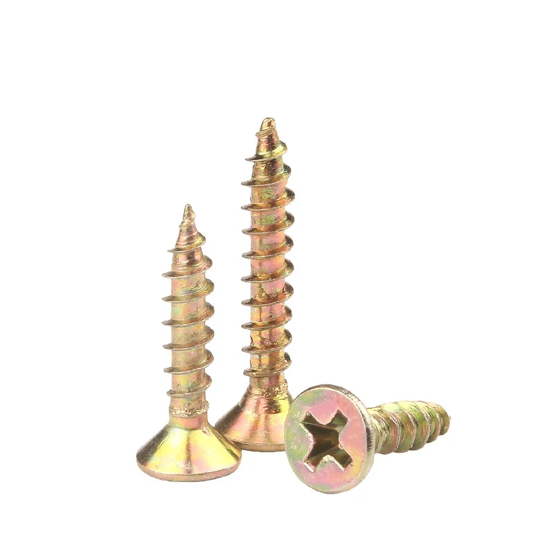 Color Yellow Zinc Plated Steel Drywall Screws