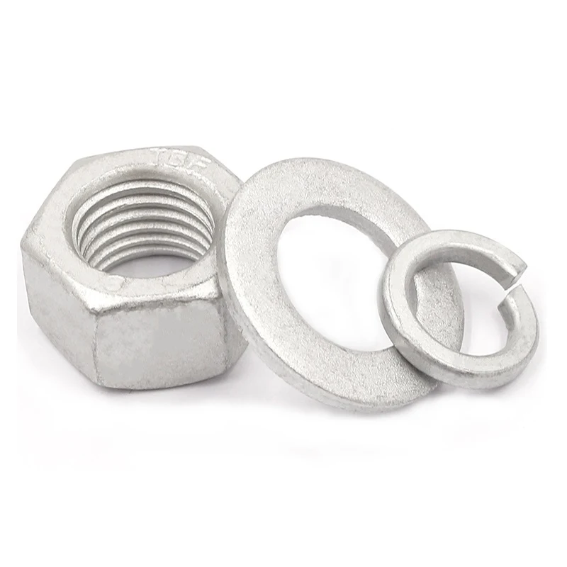 High Strength Grade 4 8 10 12 Steel Dacromet DIN934 Hex Nuts (5)