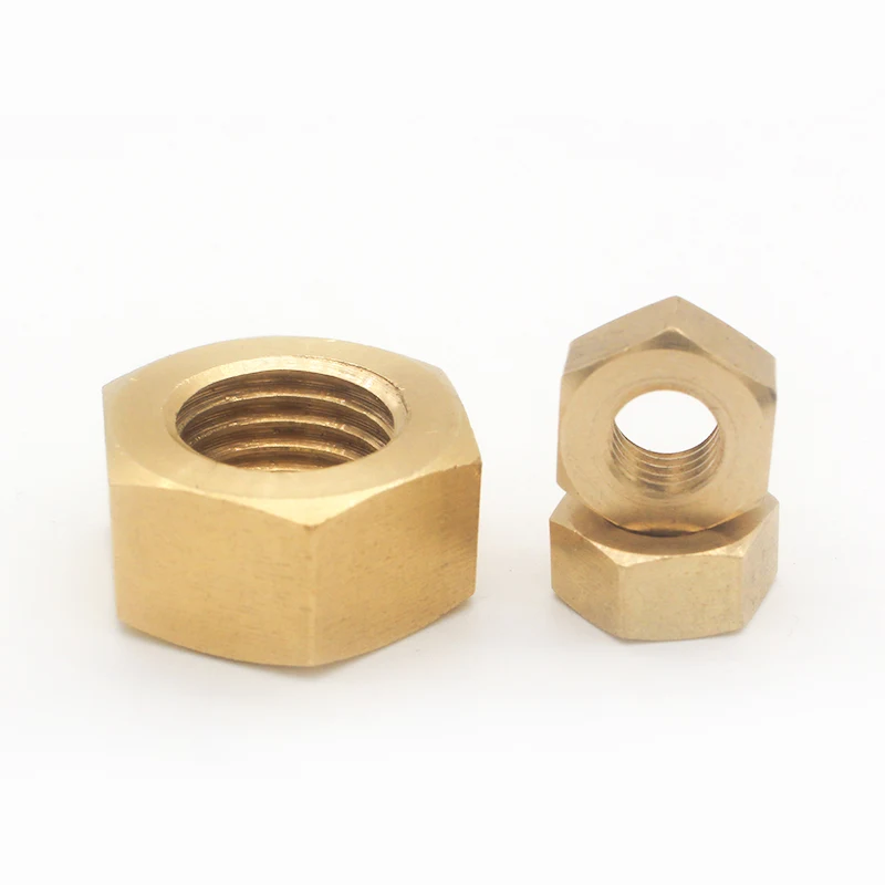 Brass Copper DIN934 Hex NutsBrass Copper DIN934 Hex Nuts (3)