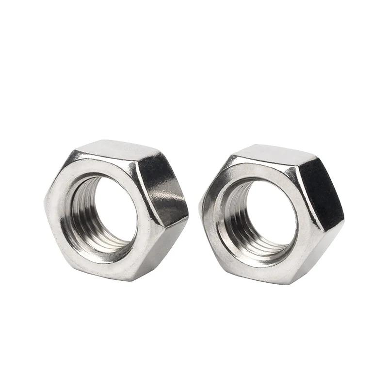 Stainless Steel A2-70 A4-80 SS201 SS304 SS316 DIN934 Hex Nuts (4)