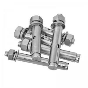 304 stainless steel expansion bolt Galvanized Exploded screw hexagon bolt