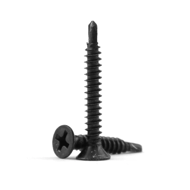 Black Phosphate Black Oxide Countersunk CSK Flat Head Drill Screw Self-drillng Screws