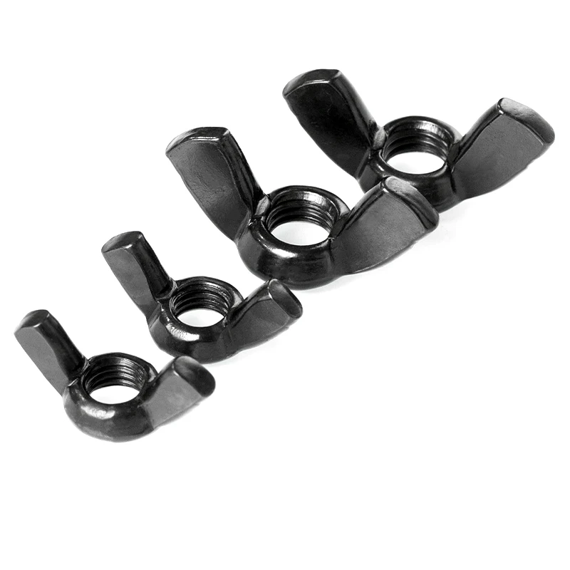 High Strength Grade 4 8 10 12 Steel Black Oxide DIN315 Butterfly Wing Nuts