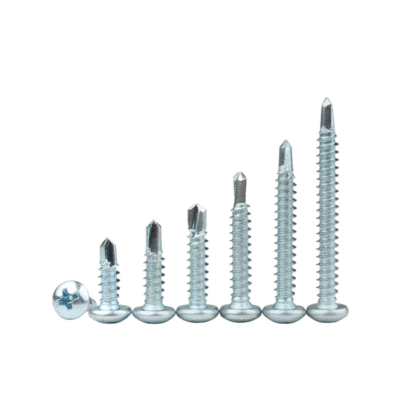 Zinc Plated Pan Head Drill Screw 
