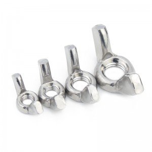 Stainless Steel A2-70 A4-80 SS201 SS304 SS316 DIN315 Butterfly Wing Nuts