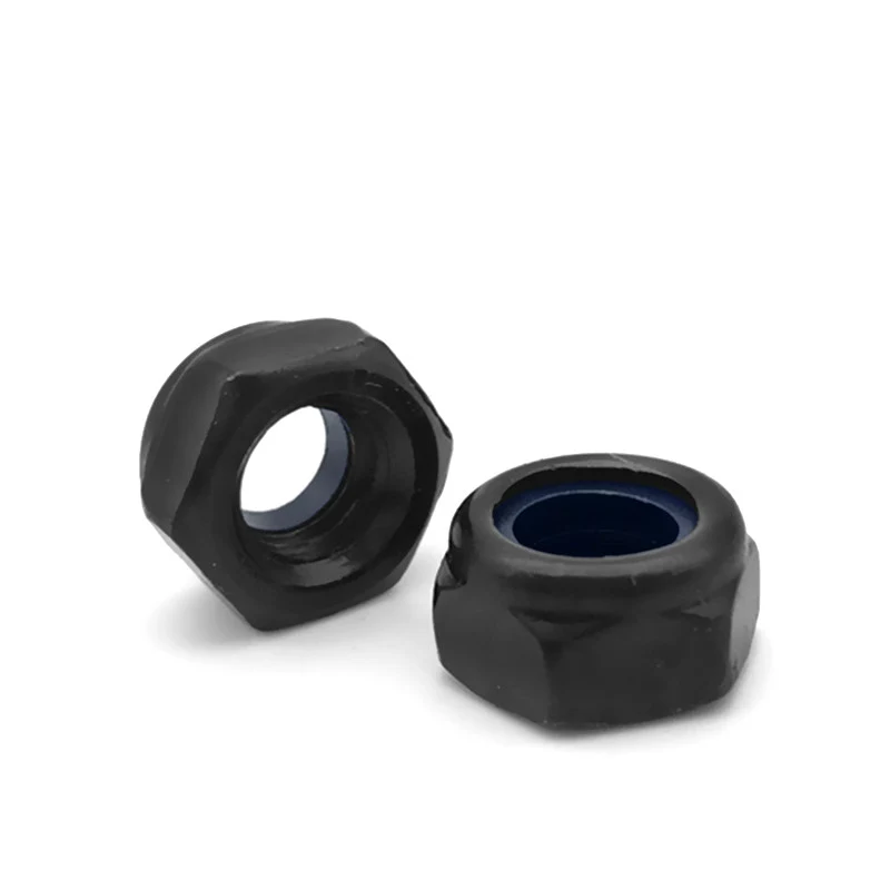 High Strength Grade 4 8 10 12 Steel Black Oxide DIN982 DIN985 Nylo (1)