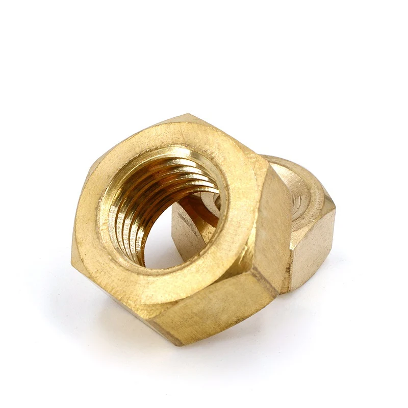 Brass Copper DIN934 Hex NutsBrass Copper DIN934 Hex Nuts (5)