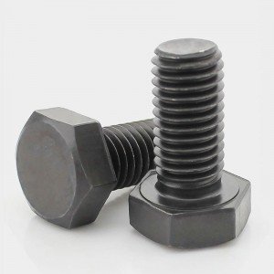 Grade 4.8 Carbon Steel DIN931 DIN933 Black Oxide Hex Bolts