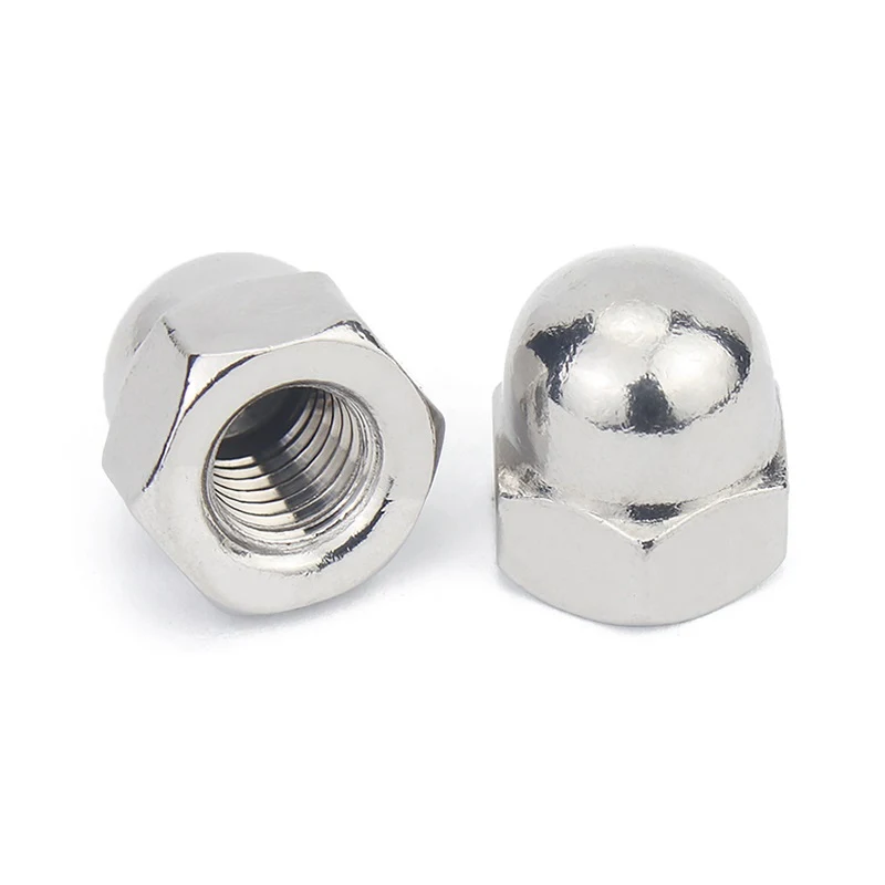 Stainless Steel A2-70 A4-80 SS201 SS304 SS316 DIN1587 Cap Nuts