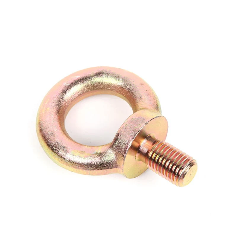 High Strength Grade 4.8 8.8 10.9 12.9 Steel Color Yellow Zinc Plated DIN580 Eye Bolts Featured Image