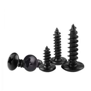 Cross large Pan head screw DIN968 high strength round head Flat tapping screw with gasket