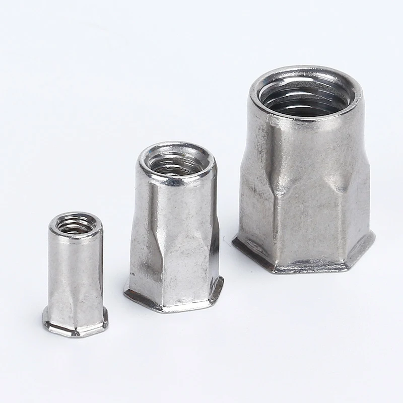 120° Small Countersunk Internal and External Half Hex Rivet Nuts2