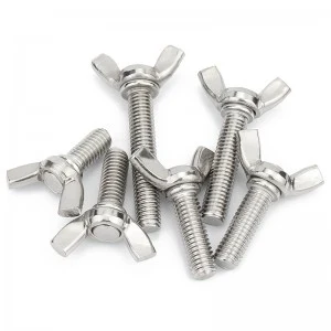 Stainless Steel A2-70 A4-80 SS201 SS304 SS316 DIN316 Butterfly Wing Bolts
