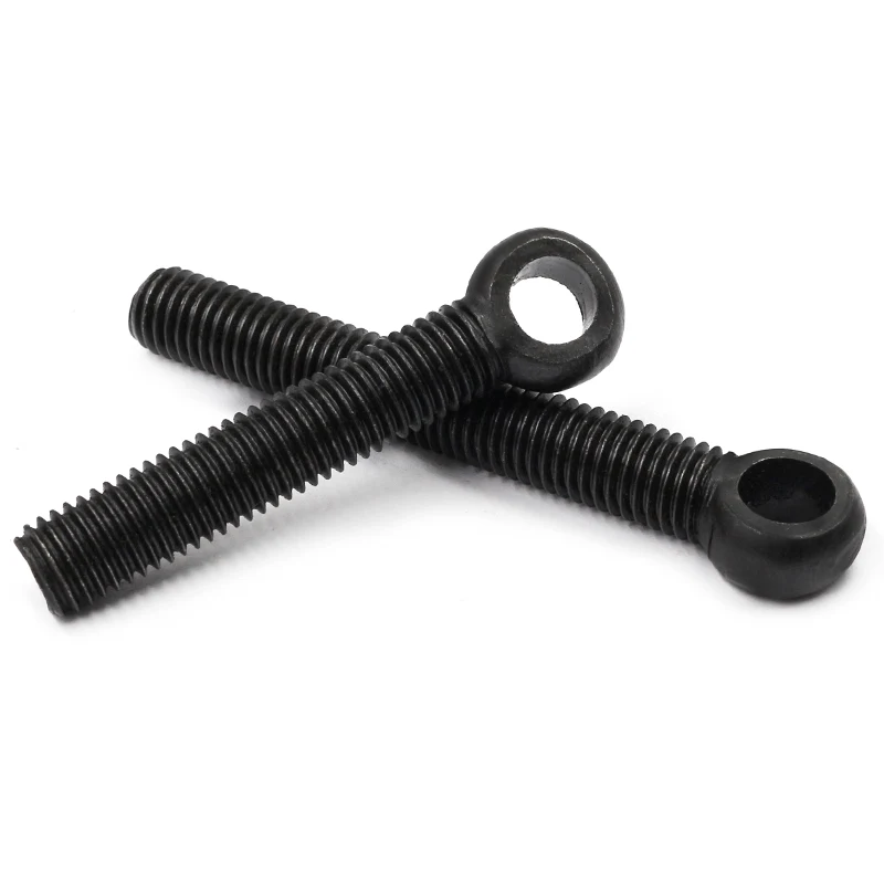 High Strength Grade 4.8 8.8 10.9 12.9 Steel Black Oxede DIN444 Eye Bolts (4)