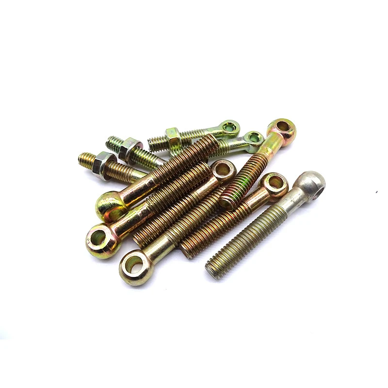 High Strength Grade 4.8 8.8 10.9 12.9 Steel Yellow Zinc Plated DIN444 Eye Bol ( (3)