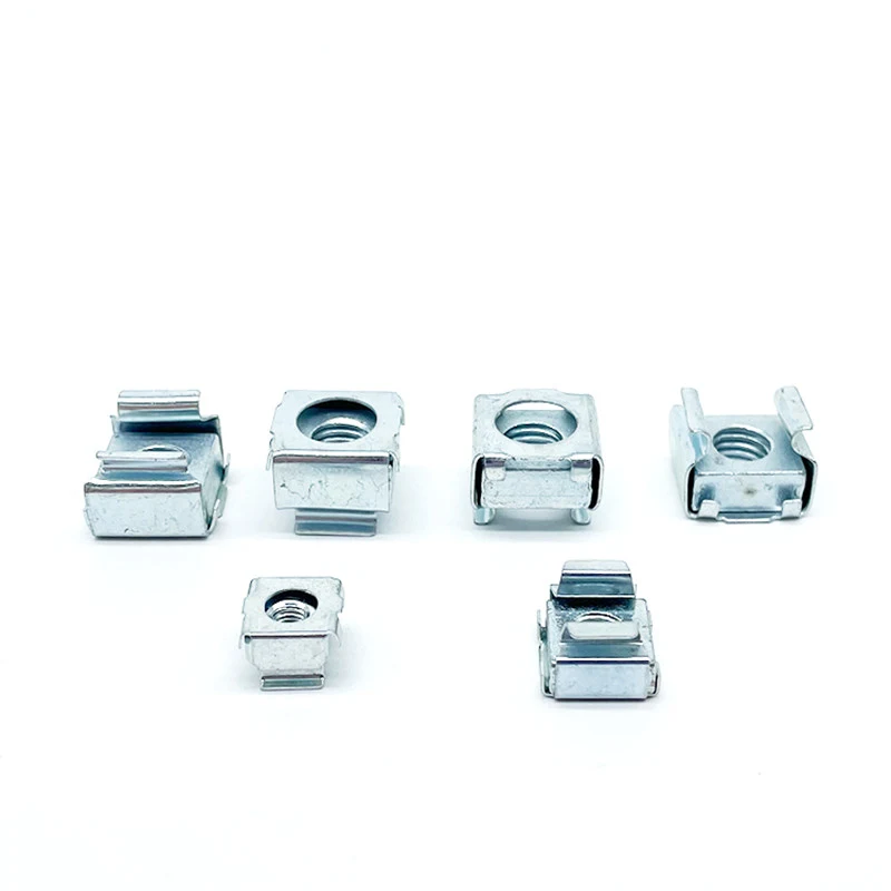 High Strength Grade 4 8 10 12 Steel Galvanized Blue White Zinc Plated Cage Nuts ( (5)