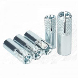Iron plated blue white zinc internal explosion screw internal expansion sleeve Expansion bolt