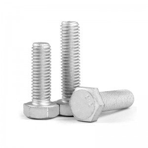 High Strength Grade 8.8 10.9 12.9 Steel DIN931 DIN933 Dacromet Hex Bolts