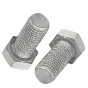 High Strength Grade 8.8 10.9 12.9 Steel DIN931 DIN933 Hot Dip Galvanized HDG Hex Bolts