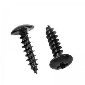 Cross large Pan head screw DIN968 high strength round head Flat tapping screw with gasket