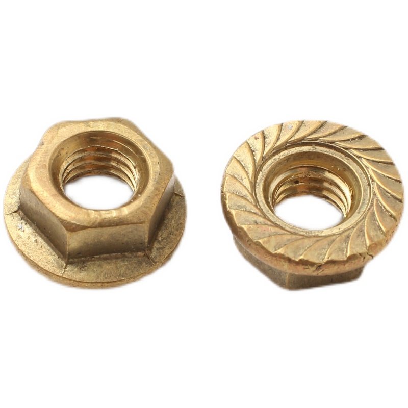 Copper Brass DIN6923 Hex Flange Nuts Featured Image