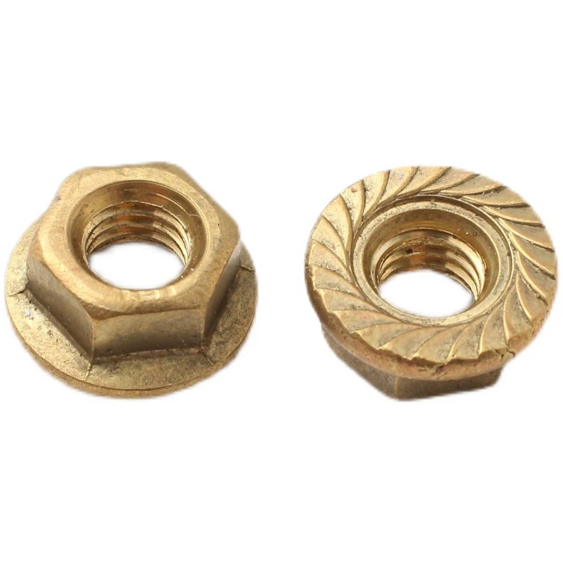 Copper Brass DIN6923 Hex Flange Nuts Featured Image
