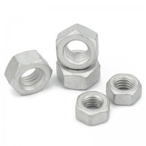 High Strength Grade 4 8 10 12 Steel Dacromet DIN934 Hex Nuts