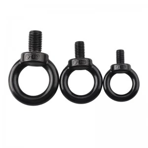High Strength Grade 4.8 8.8 10.9 12.9 Steel Black Oxide DIN580 Eye Bolts