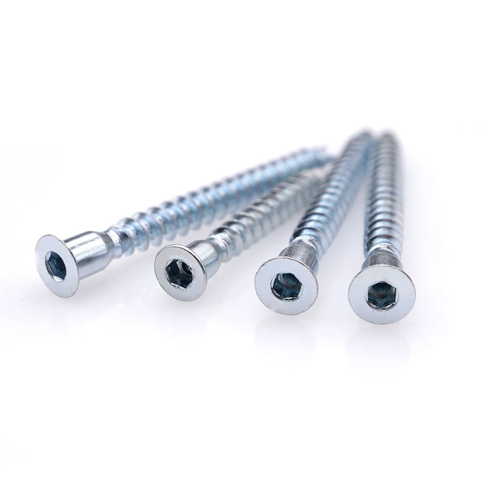 Zinc Plated Steel Wood Confirmat Screws
