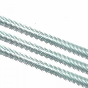 Electroplated blue white zinc lead screw carbon steel DIN976 Full thread rod