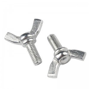 High Strength Grade 4.8 8.8 10.9 12.9 Galvanized White Blue Zinc Plated DIN316 Butterfly Wing Bolts