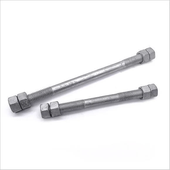 Hot Dip Galvanized HDG DIN938 Double Ending Stud Bolts