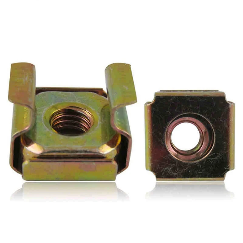 High Strength Grade 4 8 10 12 Steel Color Yellow Zinc Plated Cage Nuts (9)