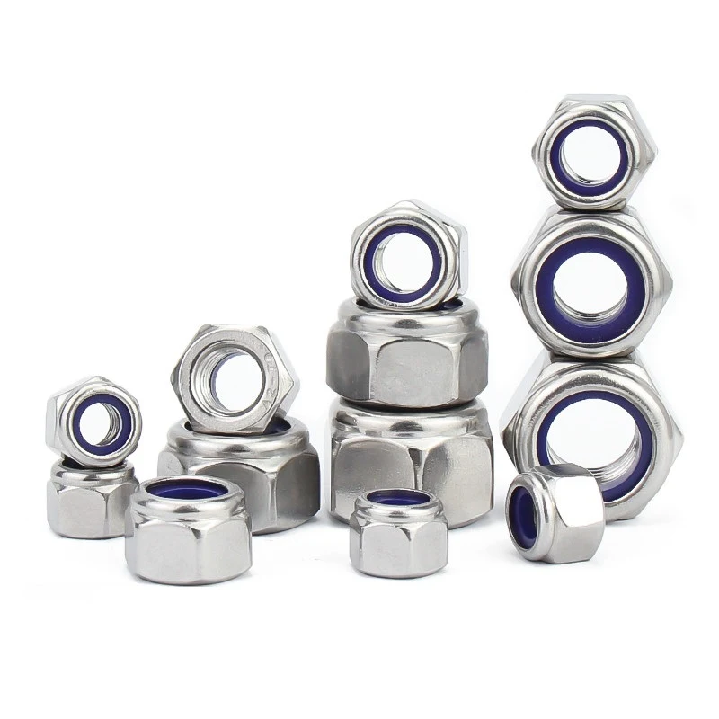 Stainless Steel A2-70 A4-80 SS201 SS304 SS316 DIN982 DIN985 Nylon Lo (1)