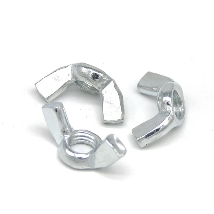 High Strength Grade 4 8 10 12 Steel Galvanized Blue White Zinc Plated DIN315 Butterfly Wing Nuts