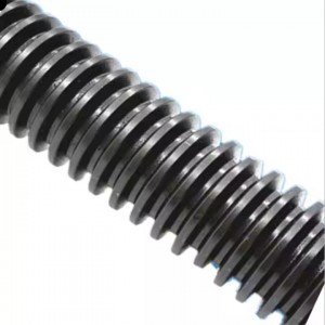 High strength black trapezoidal threaded rod