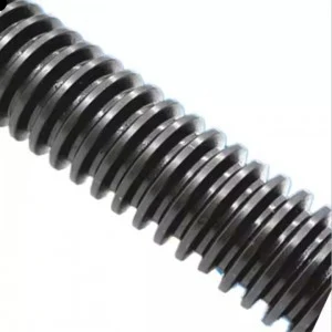 High strength black trapezoidal threaded rod