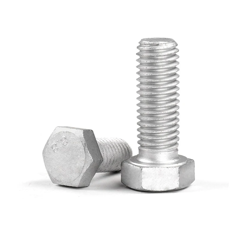 High Strength Grade 8.8 10.9 12.9 Steel DIN931 DIN933 Dacromet Hex Bolts (2)