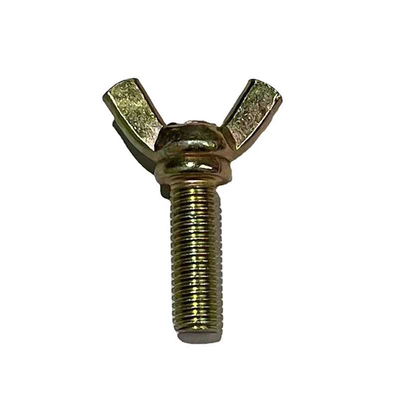 High Strength Grade 4.8 8.8 10.9 12.9 Yellow Zinc Plated DIN316 Butterfly Wing Bolts Featured Image