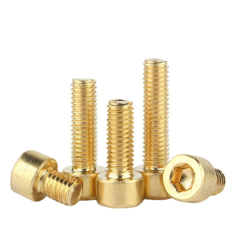 Copper Brass DIN7984 Low Head Hex Socket Bolts Featured Image